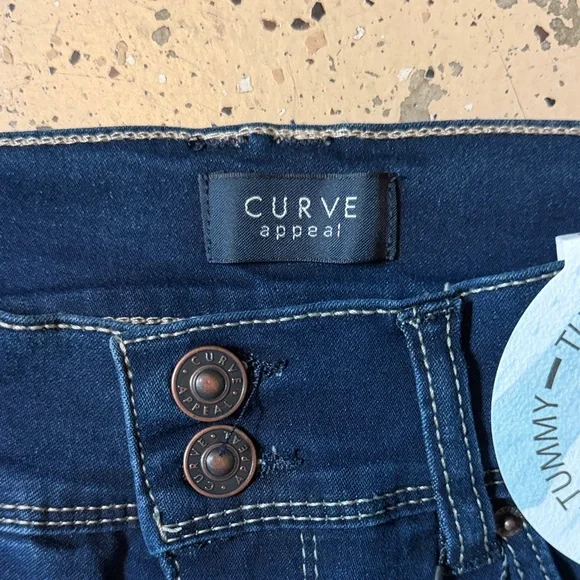 Dark Blue Women's Jeans - Picture 2 of 2